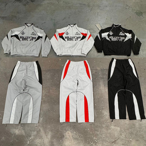 Nouvel ensemble de survêtement unisexe grande taille, léger, respirant, écologique, coupe-vent, 2 pièces, jogging, 100% coton - Product Image 5