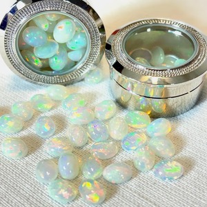 Natural Ethiopian Opal Loose Gemstone 6x8mm Oval Multi <b>Fire</b> Color Play <b>Stone</b> Welo Opal for Jewelry Making - Product Image 6