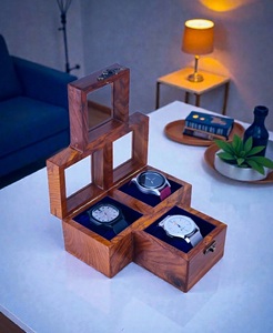 AHTE MANUEXPO 12 Caja de Madera para Relojes - Organizador de Relojes Moderno y Ecológico con Diseño Desmontable - Product Image 4