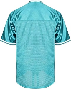 Maillot de rugby rétro ample en maille respirante, style tendance, manches courtes, confortable à porter, maillot de football américain, best-seller - Product Image 2