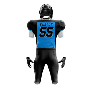 Printed Digital Print New Design American Football Uniforms 100% Polyester Breathable Anti-Bacterial Short Sports Team Wear - Product Image 6