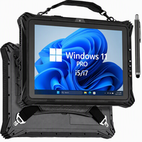 Tableta Robusta de 10.1 Pulgadas, Intel Core I5/i7, Computadora Industrial con Windows, 700nits, Escáner de Código de Barras, RJ45, RS232, para Logística, Almacén, IOT