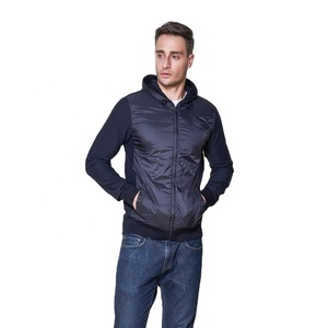 Pull tricoté en coton pour hommes, chandail à capuche, fermeture éclair, personnalisé, vente en gros, - Product Image 1