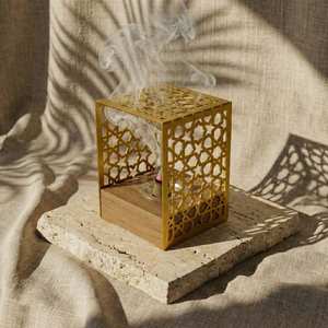 Quemador de Incienso Árabe Mabkhara de Madera con Logotipo Personalizado al por Mayor – Quemador de Incienso Hecho a Mano para Regalos de Eid, Bodas y Empresas - Product Image 5