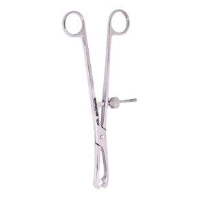 Pinzas para Sujetar Huesos de 6 Pulgadas con Trinquete, Instrumento Médico Quirúrgico Ortopédico Estéril para Fijación de Huesos con Hilo, Agarre de Precisión - Product Image 2