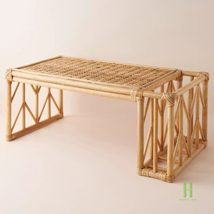 NUEVO DISEÑO Mesa de Entrada de Ratán Ecológica Hecha a Mano, Mueble Consola de Mimbre Natural para Decoración del Hogar y Resorts - Product Image 2