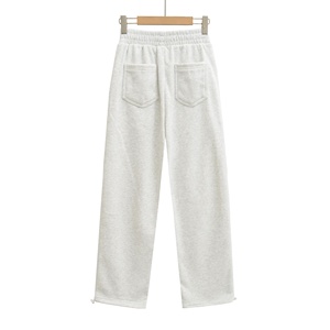 Jogging pour femmes à taille haute et jambes larges, doublé en polaire - Pantalon de sport respirant à taille élastique pour l'hiver - Product Image 5