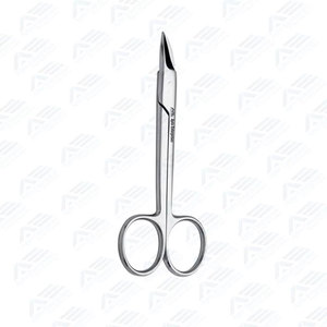 Tijeras Curvas Beebee para Coronas Dentales, de Acero Inoxidable, con Fuente de Alimentación Manual, de la Mejor Calidad, 10.5 cm - Product Image 3