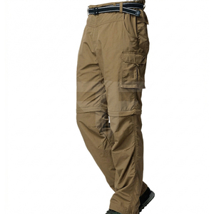Pantalon de Randonnée Homme Convertible Léger et Durable à Fermeture Éclair, Séchage Rapide, pour Activités de Plein Air et Pêche, Vente en Gros OEM - Product Image 1