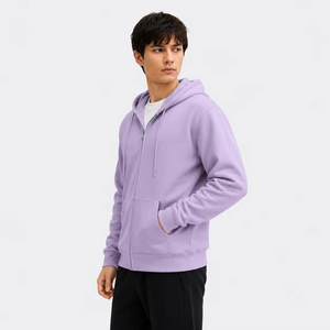 Sudadera con capucha personalizada con cremallera completa para hombre y mujer, de forro polar grueso, estilo oversize, al por mayor - Product Image 6