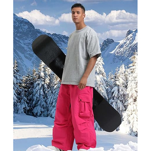 Pantalones de Snowboard y Esquí OEM Personalizados, Talla Grande, Impermeables, Resistentes al Viento, Transpirables, Holgados, Unisex, de Pierna Ancha para Hombre - Product Image 2