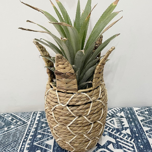 Creative Water Hyacinth Pineapple Shape Woven <b>Basket</b> Rustic Style Decorative <b>Storage</b> <b>Baskets</b> from Vietnam B2B - Product Image 5