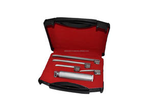 Set de Laringoscopio Eléctrico LED Miller con 4 Hojas Rectas de Acero Inoxidable, Instrumentos Quirúrgicos con Certificación CE ISO, Venta al por Mayor OEM ODM - Product Image 2