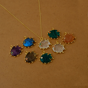 Collar con Colgante de Pez de Ónix Negro, Amuleto de Pez Tallado a Mano, Cadena de Latón Chapada en Oro de 18k, Joyería de Piedras Preciosas para Mujer, Regalo - Product Image 6