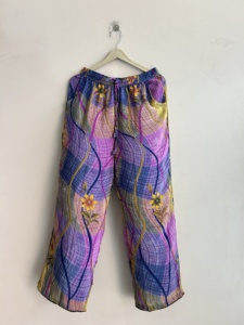 Pantalon Harem en Soie Indienne Style Bohème Alibaba – Confortable pour le Yoga et comme Pantalon de Pyjama - Product Image 5