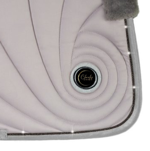 Advanced Equestrian Riders Customize Logo Dressage <b>Horse</b> Saddle Pad with Fur Professional Competition <b>Horse</b> Pad in Wholesale - Product Image 3