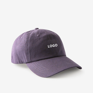 Custom Embroidered <b>Navy</b> Blue 6-Panel <b>Baseball</b> <b>Cap</b> Unisex Cotton Casual Adjustable Fit Front Logo - Product Image 4