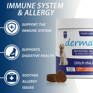 Suplemento Masticable para Alergias en la Piel de Perros, Omega 3 Anti-Picazón, Ayuda a Reducir la Picazón y la Piel Seca, Marca Privada OEM, Venta al Por Mayor - Product Image 5