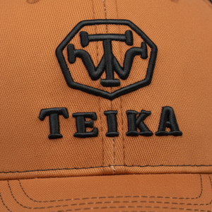 Gorra de Béisbol Personalizada 2026, Gorra de Béisbol Bordada con Logotipo Personalizado y Logotipo Bordado en 3D, Tela de Malla Naranja y Negra - Product Image 5