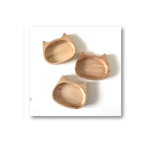 Ensemble de sous-verres en bois faits à la main en forme de tasse, tapis de table écologiques, vaisselle rustique et décoration intérieure - Product Image 3