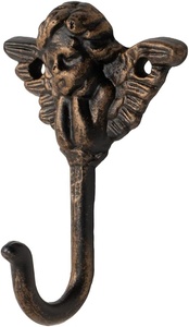 Crochet simple fixé au mur de décor à la maison de fonte avec la conception unique (petit angle) - Product Image 6