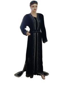 2022 caftan musulman traditionnel marocain pour adultes perles de pierre de travail manuel magnifiquement colorées nouveau Design accessoires de robe - Product Image 5