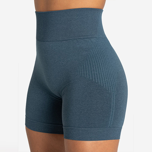 Shorts Deportivos de Verano para Mujer, Ligeros, Transpirables, de Secado Rápido, Alta Elasticidad, Color Personalizado, Sólidos, Spandex/Algodón Poliéster - Product Image 4