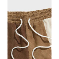 Nouveauté - Shorts décontractés pour hommes 100% polyester, vêtements de sport de haute qualité, tricotés, avec cordon de serrage, respirants, séchage rapide