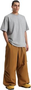 Pantalon de snowboard imperméable marron pour homme avec poches zippées et coupe large pour les activités hivernales en plein air - Product Image 4