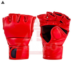 Gants de boxe et de MMA personnalisés de haute qualité à faible MOQ, en cuir de vachette, avec logo personnalisé - Product Image 4