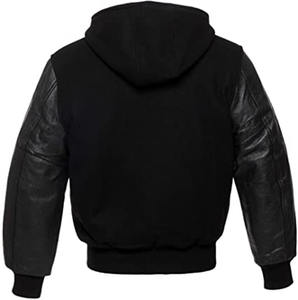 Vente en gros de vestes pour hommes, style vintage, pour l'école, le collège, le baseball, en laine, avec lettrage, pour l'hiver, fabrication OEM personnalisée - Product Image 3