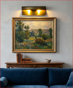 Handcrafted Brass <b>Wall</b> <b>Sconce</b> – Minimalist Mid-Century Picture <b>Light</b> - Product Image 4