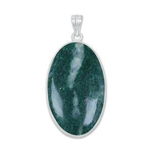 จี้ห้อยคอเงินชุบทองเหลืองรูปทรงมินิมอลทำมือสไตล์วินเทจประดับด้วยกรีนอาเวนเจอรีน  หลากหลายรูปทรง  ขายส่งเครื่องประดับแฟชั่น - Product Image 4