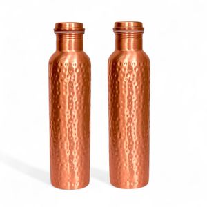 Elegant <b>Copper</b> <b>Drinking</b> <b>Bottle</b> Table Presentation Drinkware for Luxury Dining Restaurants and Events - Product Image 1