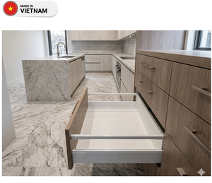 Rieles Telescópicos de Acero de Alta Resistencia con Cierre Suave para Sistema de Cajones de Comedor, Extensión Suave, Riel Metálico - Product Image 6