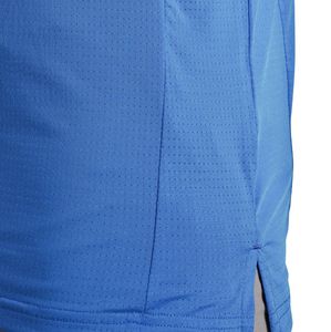 Camiseta sin mangas azul eléctrico con efecto lifting para levantamiento de pesas, gimnasio, entrenamiento, fitness, transpirable, atlética, ropa deportiva sin mangas - Product Image 5