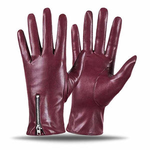 Gants d'hiver pour femmes, gants en cuir d'extérieur du Pakistan, gants thermiques pour la conduite automobile, mode féminine par Motivex - Product Image 2