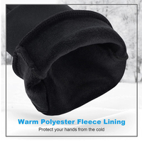Gants d'hiver tactiles en polaire thermique imperméables coupe-vent pour la course, le cyclisme et les sports de plein air pour hommes et femmes OEM