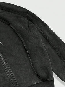 Sweat à capuche unisexe personnalisé avec logo, 100 % coton et molleton bouclette, grandes tailles, logo personnalisé, uni - Product Image 3