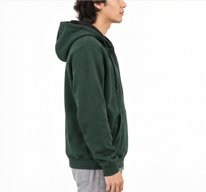 Sweat à capuche zippé 100 % coton respirant de qualité supérieure pour homme, très demandé, épais, idéal pour l'hiver, disponible dans toutes les tailles - Product Image 4