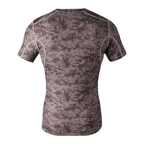 เสื้อรัดรูปออกกำลังกาย ระบายอากาศ แห้งเร็ว พร้อมสีที่กำหนดเองได้ สำหรับผู้ชาย เสื้อรัดรูป กางเกงรัดรูป เสื้อกล้ามรัดรูป - Product Image 2