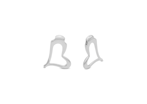 จี้รูปหัวใจแบบเปิดพร้อมห่วงคล้องในตัว - Product Image 1