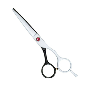 2026 Professional Beauty Barber <b>Scissors</b> Straight Stainless Steel Plastic Handle 6 Inch Right-<b>Handed</b> Thinning <b>Scissors</b> Sharp - Product Image 4