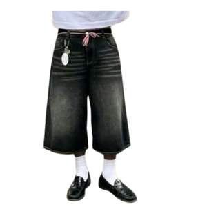 Shorts de Mezclilla Extra Grandes de Primera Calidad para Hombre, Diseño Personalizado, Pierna Ancha, Estilo Urbano, Transpirables, de Algodón, en Venta - Product Image 3