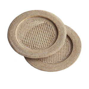 Zero Waste Rattan Placemat Hand-Woven <b>Round</b> <b>Table</b> <b>Mat</b> for Sustainable Dining Decor Natural Plant Fiber <b>Mat</b> - Product Image 2