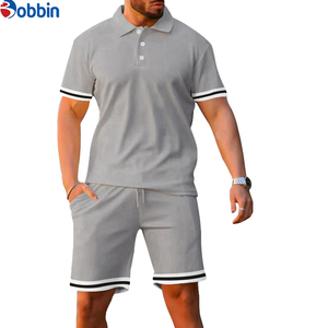 Conjunto de Pantalones Cortos Polo Cómodos y Transpirables Unisex, Nueva Colección de Verano, Conjunto Deportivo Personalizado para Hombre, Talla Grande - Product Image 4