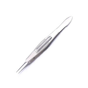 คีมผูกไหมผ่าตัดตาแบบไมโคร Castroviejo สแตนเลสสตีล 0.5 มม. 4 เข็มเย็บ JS-OPT-TF-007 Class I OEM Java Surgical - Product Image 4