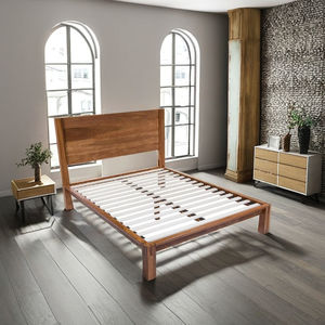 Cama Plegable Extensible de Madera Maciza de Mango con Plataforma Eléctrica, Diseño Ecológico, Tallada a Mano, Tradicional y Duradera - Product Image 2