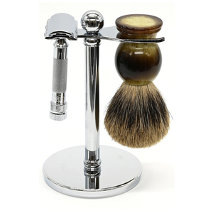 Support de rasoir et de brosse à raser en acier inoxydable durable de haute qualité pour hommes, pour rasage humide, OEM ODM - Product Image 3