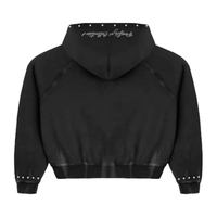 Ensemble 2-en-1 personnalisable pour homme : veste décontractée en molleton unie, grande taille, longueur genou, et short – Hiver, écologique, 100 % coton